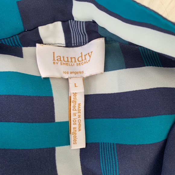 LAUNDRY by Shelli Segal LARGE blouse - Picture 8 of 11